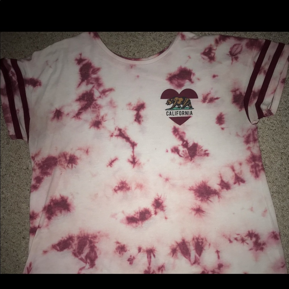 Freeze tie-dye tee